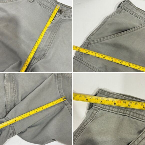 VTG Polo Ralph Lauren Shorts Mens Size 36 Olive Drab Green Cargo Hiking Outdoors - Picture 11 of 11